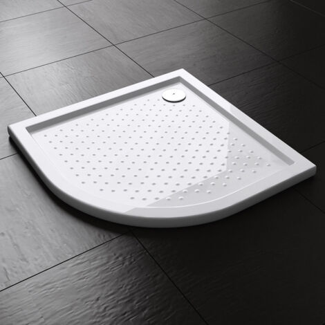 Durovin Bathrooms Acrylic Shower Tray - Glossy White Finished - Pentagonal - 900 x 900mm