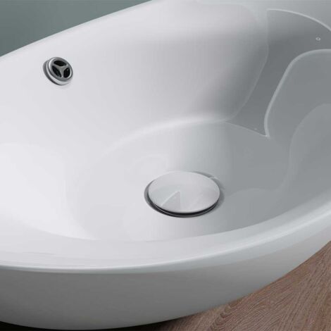 Durovin Bathrooms Oval  Countertop Basin   With Overflow Slot 590 x 380 x 190mm