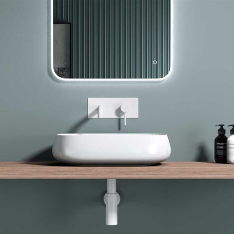 Durovin Bathrooms Ceramic Basin - Countertop  Rectangular Washing Bowl  sink 560 x 440 x 155mm
