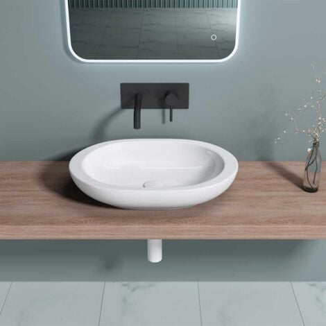 Durovin Bathrooms Ceramic Bathroom Basin - Countertop Sink Vessel ...