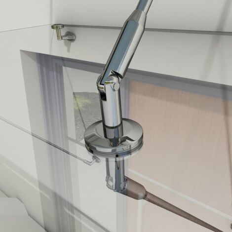 Durovin Bathrooms Front Door Glass Canopy Over Door Shelter - 13mm Safety Glass - Frosted -  1800 x 900mm