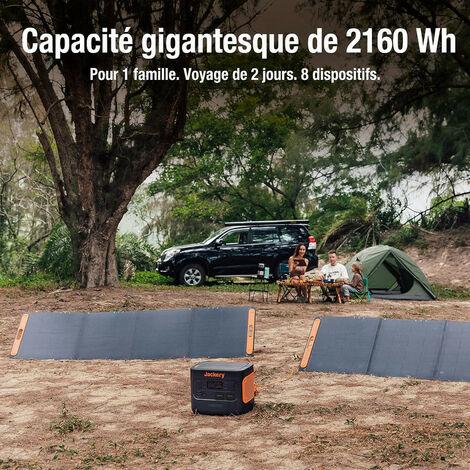 Jackery Station d'Énergie Portable Explorer 1000, Bloc-batterie Mobile au  Lithium et Solaire de 1002Wh, Prises CA 230V/1000W, Convient Comme Source d' Énergie Domestique d'Appoin aux Camping-cars : : Jardin