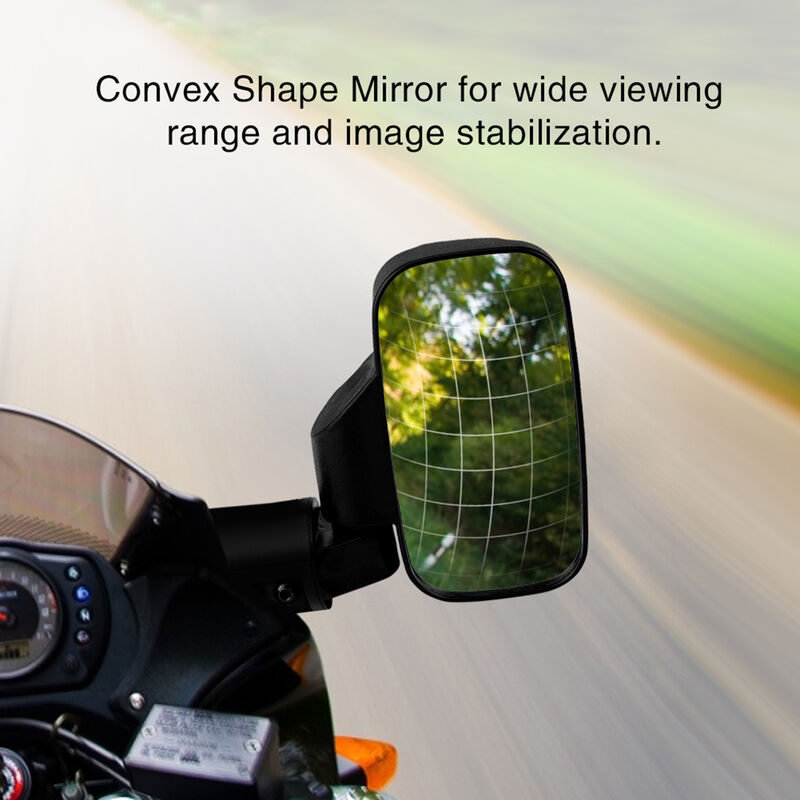Verstellbarer Motorrad-Seitenrückspiegel, konvexes Design für UTV