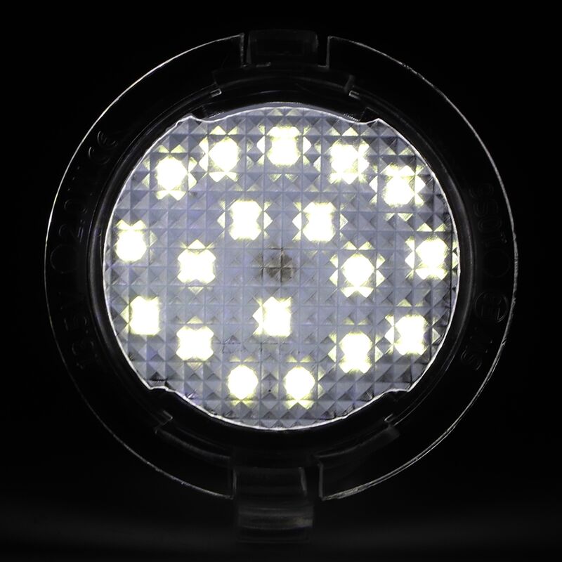 1 Paar weiße LED-helle Auto-Rückspiegel-Pfützenlichter, passend