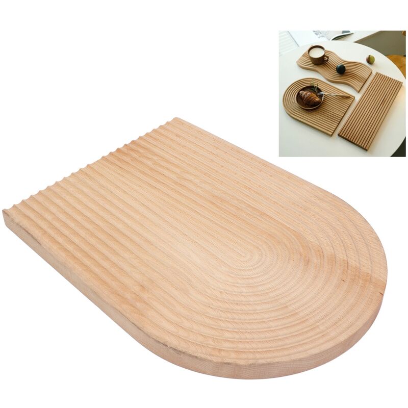Multifunktions-Brot-Desserttablett oval sicher, aus Holz, Küche Hause, natürlich, Brottablett die zu für