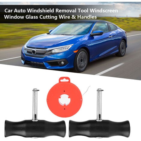 Auto-Auto-Windschutzscheiben-Entfernungswerkzeug,  Windschutzscheiben-Fensterglas-Schneiddraht und Griffe