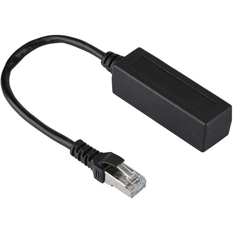 Jeffergarden Câble d'extension Ethernet, 8 pouces Extension de Câble Include Ethernet Coupleur RJ45 1 Mâle à 3 Femelle LAN Câble Adaptateur Réseau Ethernet Câble de Rallonge Ethernet