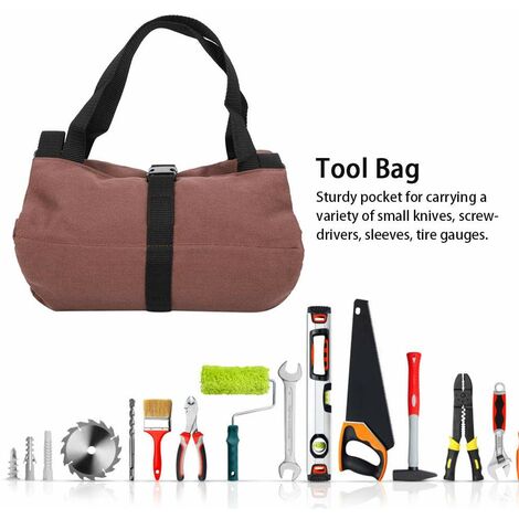 Werkzeugtasche, tragbare Mehrzweck-Werkzeugtasche aus Segeltuch