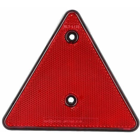 Roter Sicherheitsreflektor für das hintere Dreieck für Wohnmobile, LKWs,  Anhnger, Torpfosten