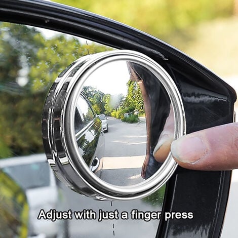 2 teile/satz Auto Blind Spot Spiegel 360 Grad Einstellbare Rund Blind Spot  Spiegel für Parkplatz Rückspiegel