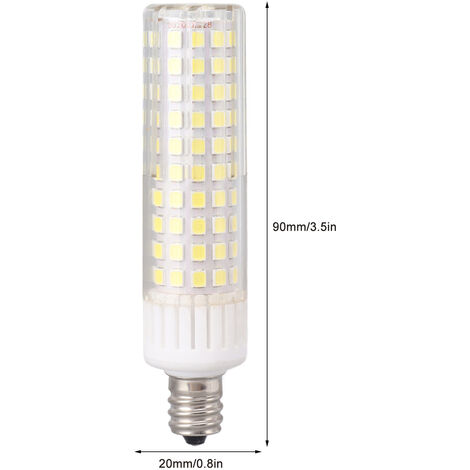 2er-Pack LED-Bauernhaus-Glühbirnen, 6000 K, weiß, LED-Leuchtmittel, 2835  SMD 125, E12, LED-Bauernhaus
