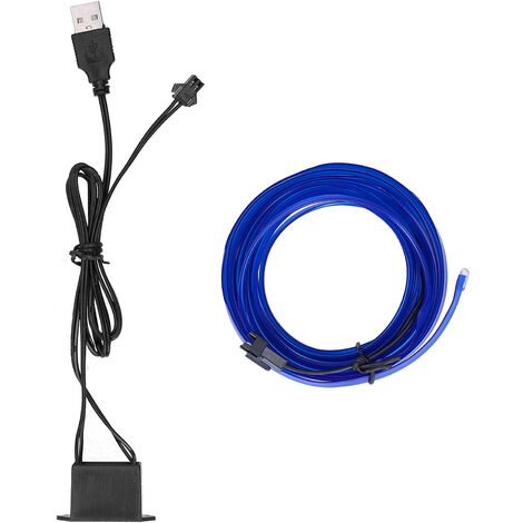 3 Meter / 9,8 Fuß USB-Auto-Umgebungslicht Flexible LED-Lichtleiste Auto -Innendekorationslampe