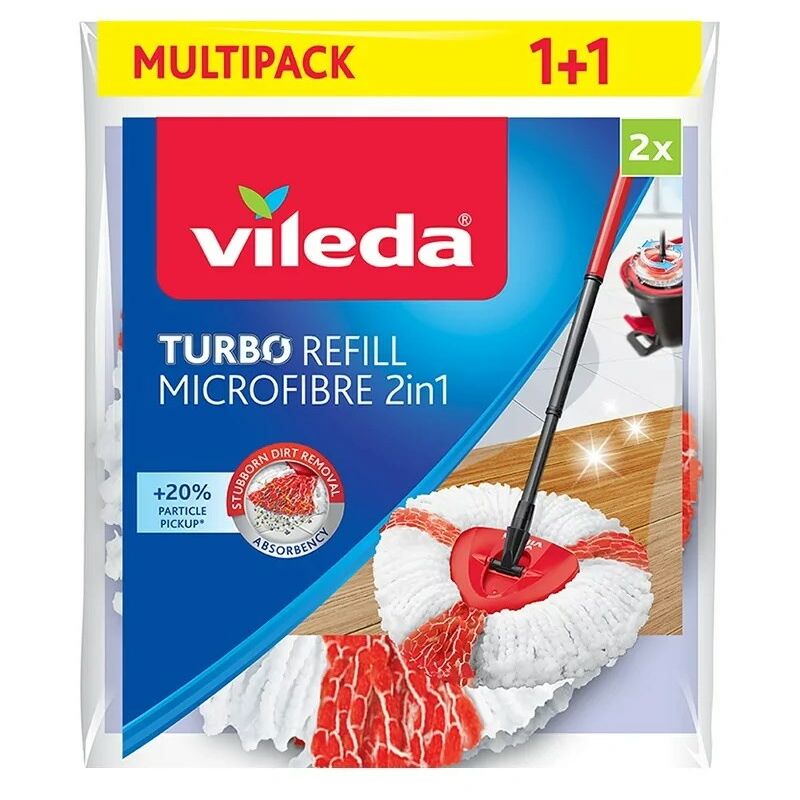 Recharge Spin Mop Vileda Turbo 2in1 2 pièce(s)
