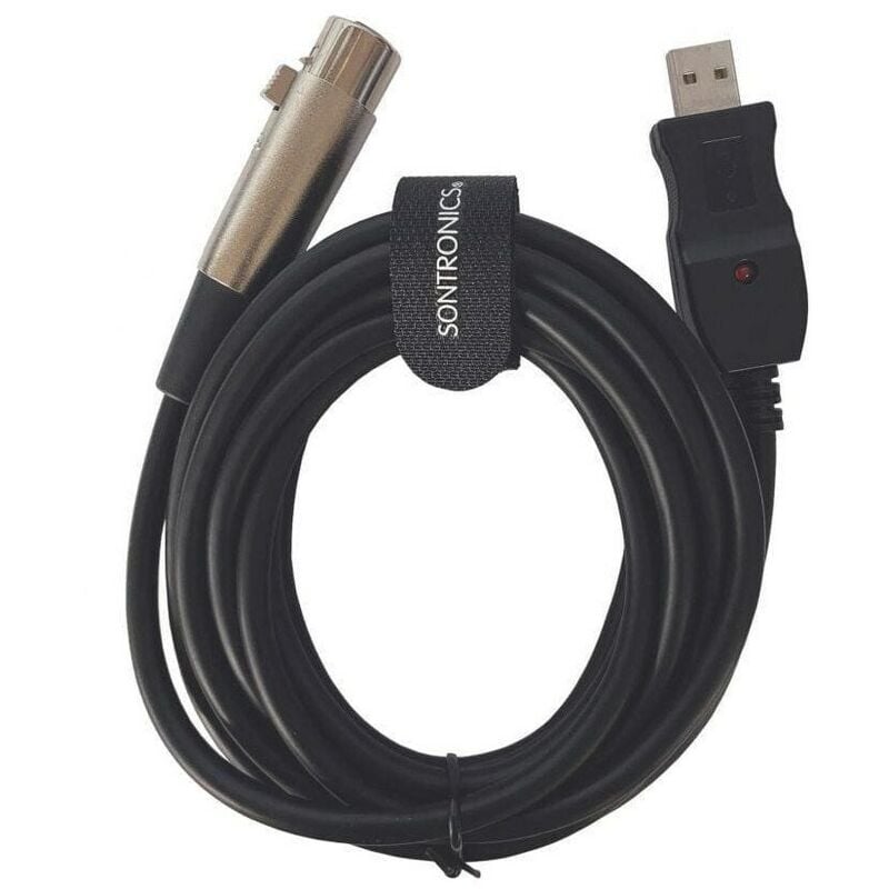 Sontronics XLR-USB - Câble XLR-USB, 3 mètres - Neutrik