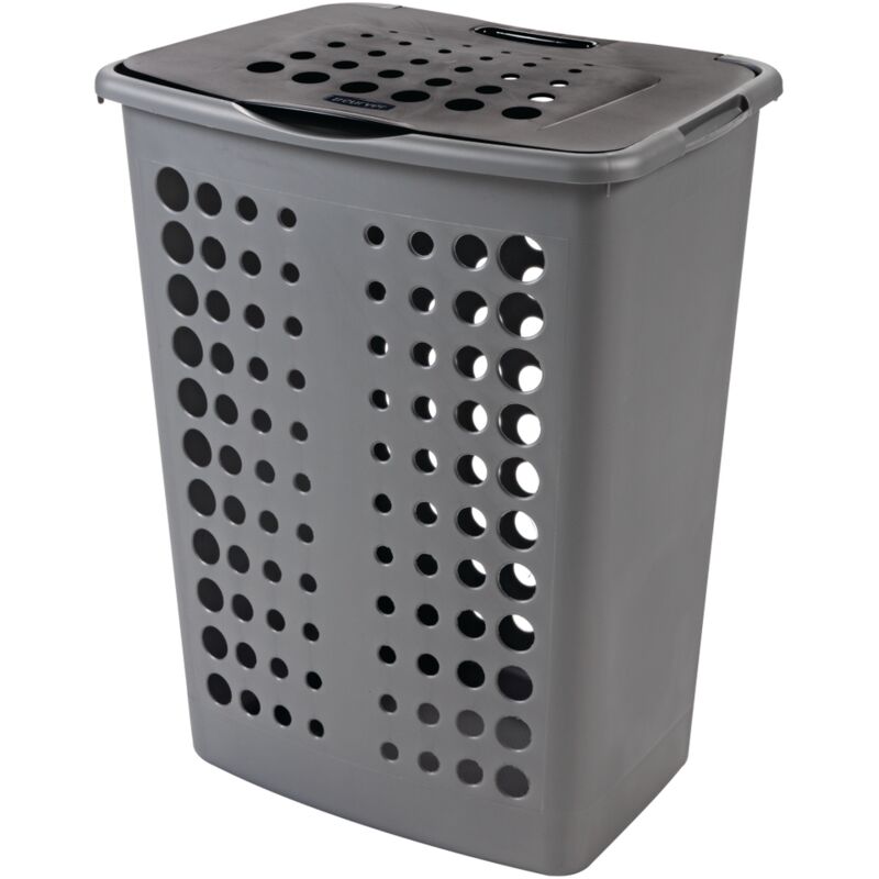 Curver Jute Panier á Linge 46L - Gris Foncé | Leen Bakker