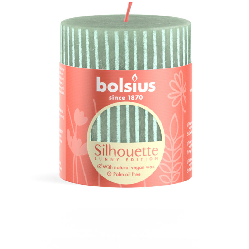 Bougie Chandelier Bolsius - Essentials - Bougie Pilier - Pastel Taupe- 8cm - 6 Pièces Bougie Blanche