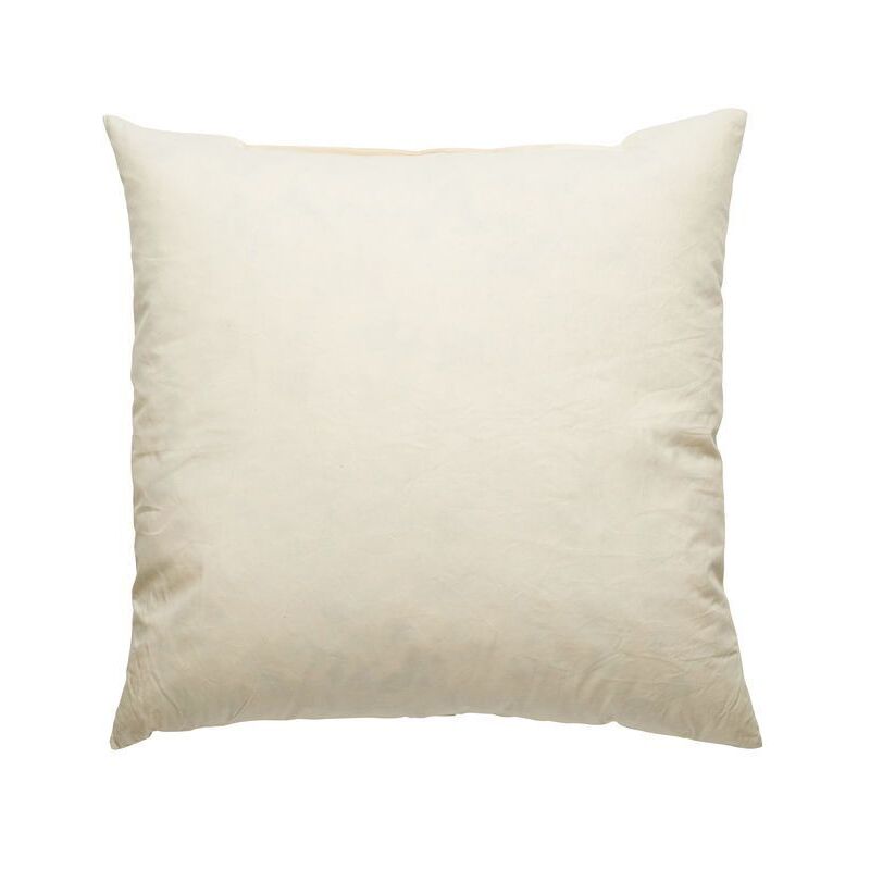 2 Coussins Intérieurs 45x45 Cm - Housse Lavable Avec Fermeture éclair - Blanc