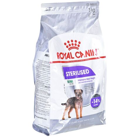 Royal Canin – Croquettes pour chien adulte stérilisé 3kg – Petit chien 5-10kg – Protéines 30% – L-carnitine pour métabolisme – Santé dentaire