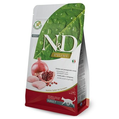 FARMINA N&D CHAT PRIME POULET ET GRENADE ADULTE 1,5 kg (1/5)