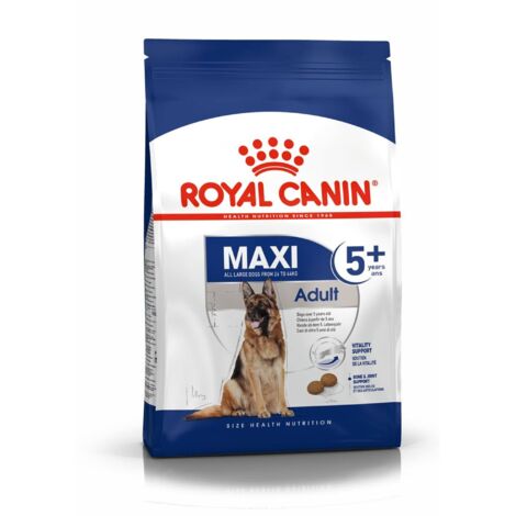 Royal Canin Maxi Adult 5+ Croquettes pour chien, saveur volaille et riz, 15 kg (1/6)