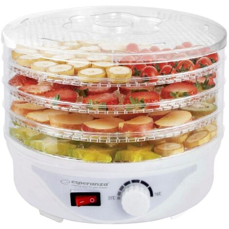 Esperanza EKD003 déshydrateur alimentaire blanc translucide (1/3)