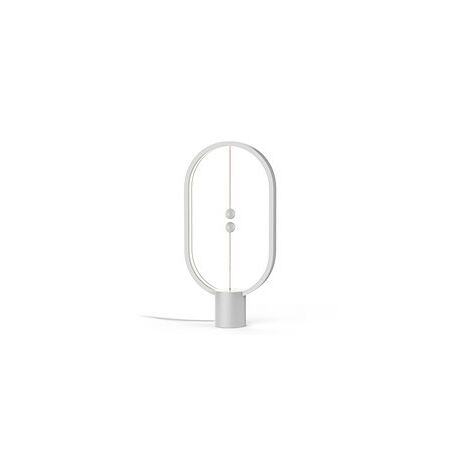 Allocacoc Heng Balance Ellipse lampe de table LED Blanc