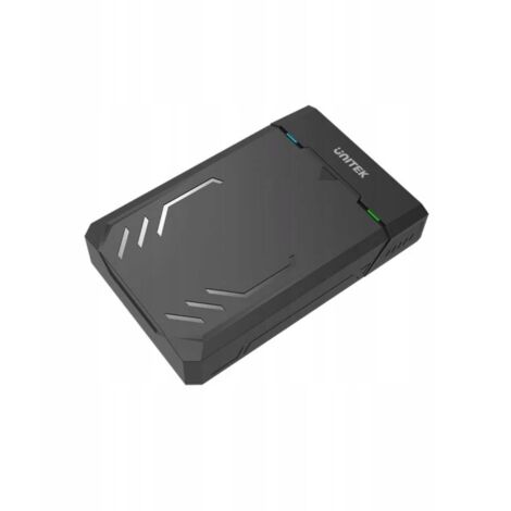 Boîtier de disque dur/SSD UNITEK Y-3035 Noir 2,5/3,5" (1/4)