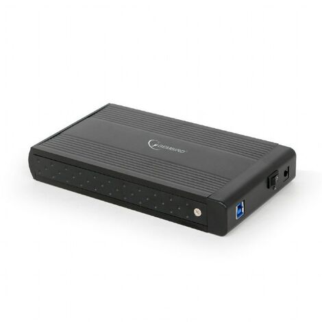Boîtier pour disque dur Gembird EE3-U3S-3, noir, 3,5 pouces (1/3)