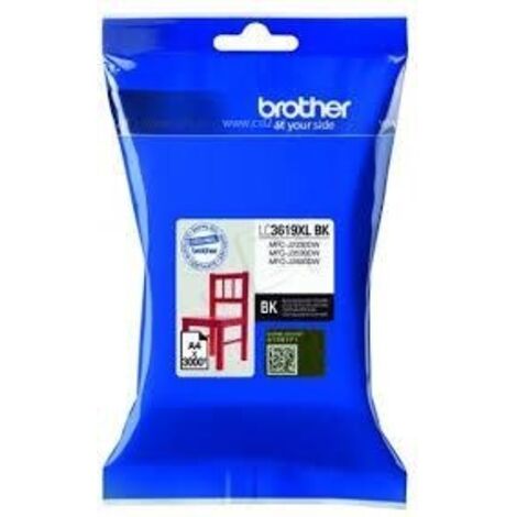 Cartouche d'encre Brother LC3617BK, 1 unité, noire originale (1/2)
