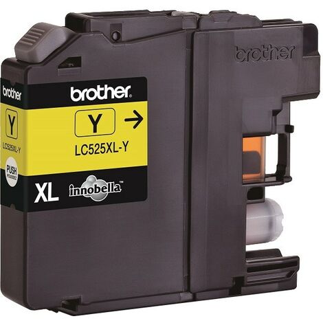 Cartouche d'encre Brother LC525XL-Y Original Extra (Super) Haute Capacité Jaune (1/2)