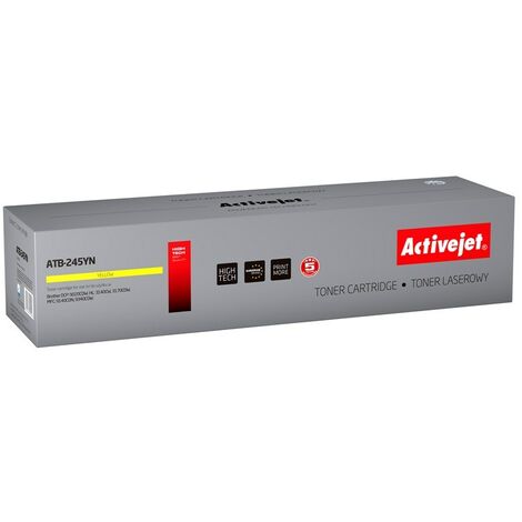 Cartouche de toner Activejet ATB-245YN (remplace Brother TN-245Y Supreme 2200 pages jaune) (1/2)
