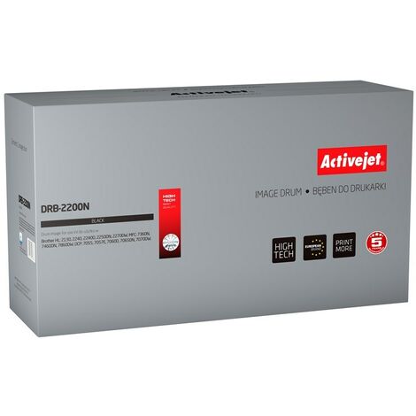 Tambour Activejet DRB-2200N (remplace celui de Brother DR-2200  Supreme  12 000 pages  noir) (1/3)