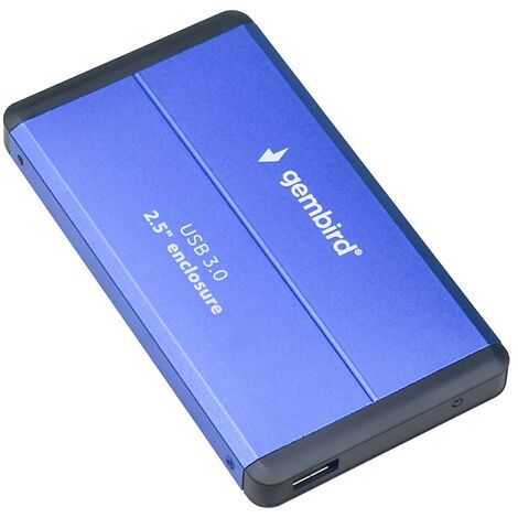 Boîtier pour disque dur Gembird EE2-U3S-2-B 2,5" USB 3.0, bleu (1/5)