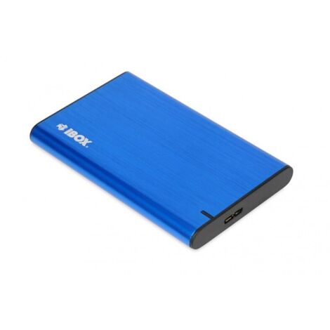Boîtier iBox HD-05 pour disque dur/SSD bleu 2,5 pouces (1/5)