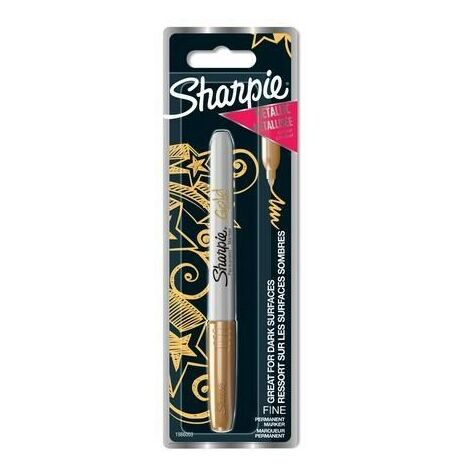 Sharpie marqueur permanente, fin, value pack de 24 pièces (20 + 4  gratuites), noir