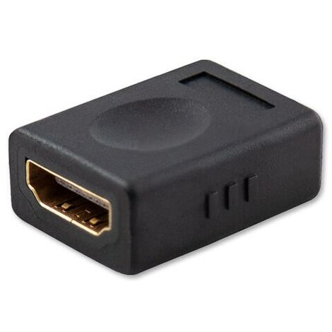SAVIO HDMI (F) – HDMI (F) – Adaptateur, droit, barillet CL-111 Noir (1/2)
