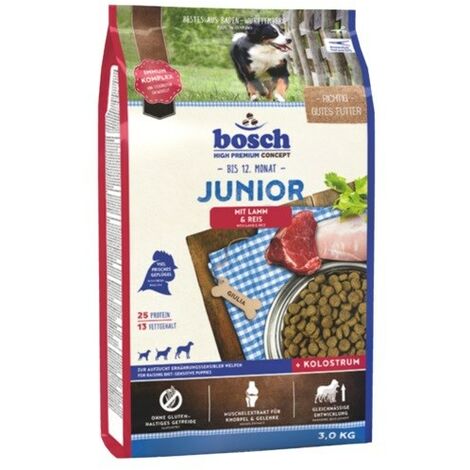 Bosch 15030 Junior pour chiots Agneau et Riz 3 kg (1/2)