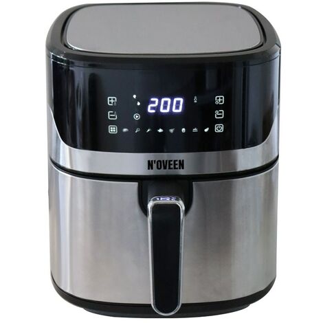Friteuse à air chaud NOVEEN AF550 6,5 l 1600 W Noir. Argent (1/4)