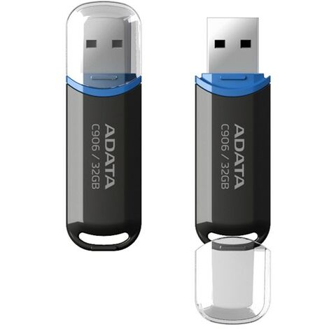 Clé USB ADATA C906 32 Go, USB Type-A 2.0, noire (1/2)