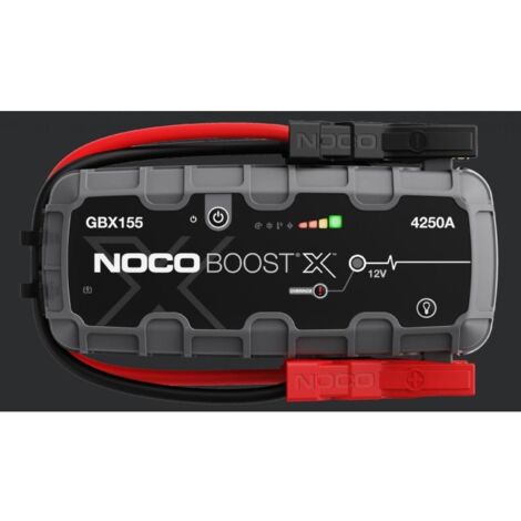 Démarreur de secours 4250 A – Lithium-Ion pour moteurs essence jusqu'à 10 L – Recharge ultra-rapide USB-C en 2,7 h – Lampe de poche intégrée – Noco (1/10)