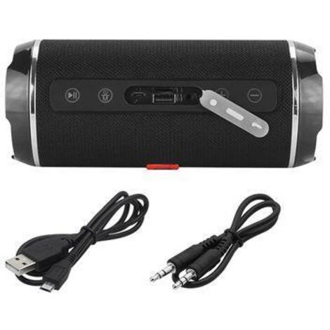 Enceinte portable stéréo BLOW BT460, noire et argentée, 10 W (1/5)