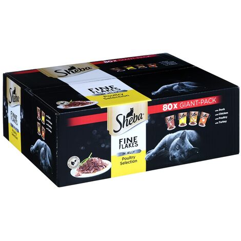 Sheba Les Créations pour chat adulte – Les Effilés – Sélection à la  volaille en sauce – Nourriture humide pour chats – Sachets fraîcheur 52 x  85g