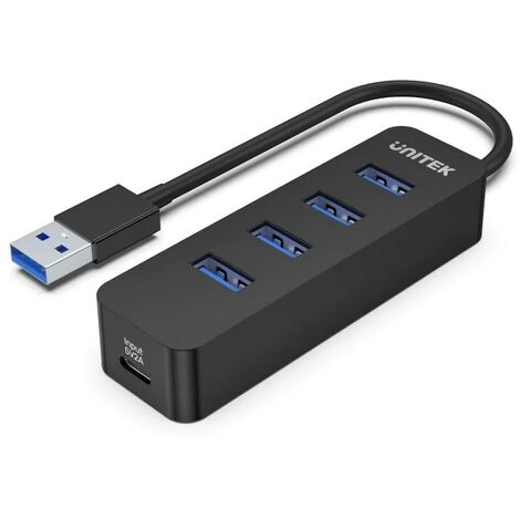 UNITEK HUB USB-A 4X USB-A 3.1, ACTIF, 10W, H1117A (1/5)