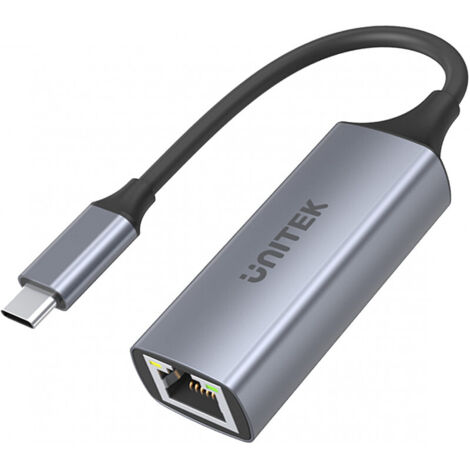 Câble adaptateur Unitek U1312A USB-C 3.1 Gen 1 - RJ45 1000 Mbps (1/2)