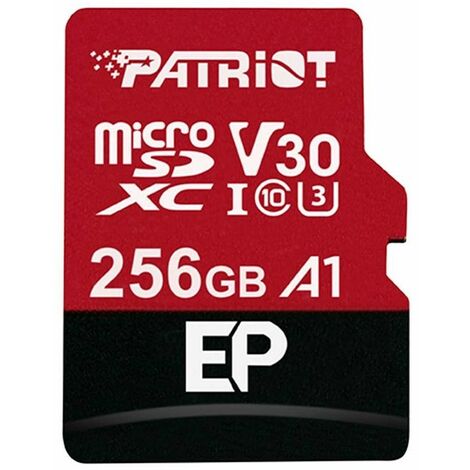 Carte mémoire Patriot Memory PEF256GEP31MCX 256 Go MicroSDXC Classe 10 (1/2)