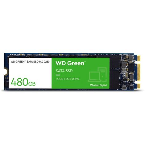 Disque SSD interne Western Digital Green WDS480G3G0B M.2 480 Go Serial ATA III (1/4)
