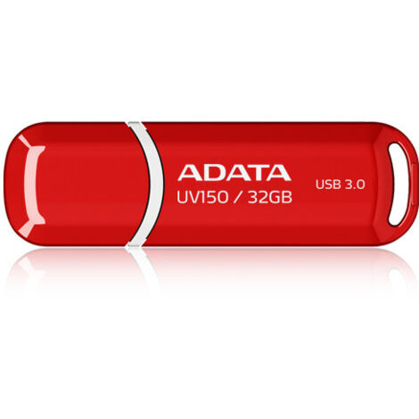 Clé USB ADATA DashDrive UV150 32 Go, USB Type-A 3.2 Gen 1 (3.1 Gen 1), rouge (1/3)