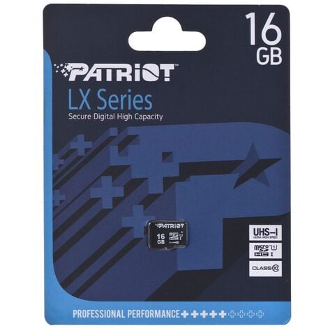 Patriot Memory PSF16GMDC10 carte mémoire 16 Go MicroSDHC UHS-I Classe 10