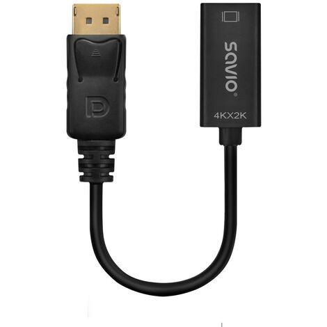 Adaptateur de câble vidéo Savio AK-62 0,2 m DisplayPort HDMI (1/5)