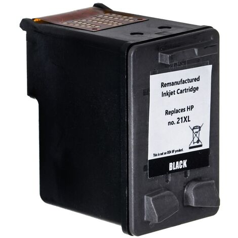 Cartouches d'encre noire Superbulk B-H21 pour imprimante HP (compatibles avec HP 21XL C9351A) Standard (1/2)